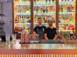 two bartenders